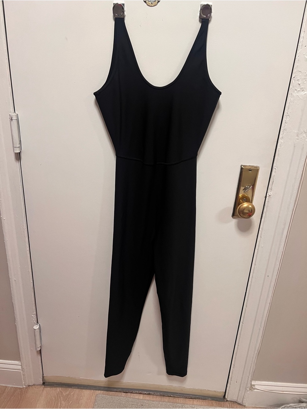 Black Sleeveless Jumpsuit - Classic Women's One-Piece old navy